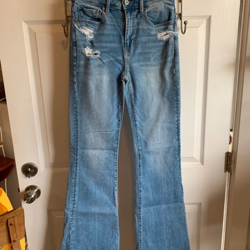 American Eagle Outfitters Medium Blue Straight Leg Jeans